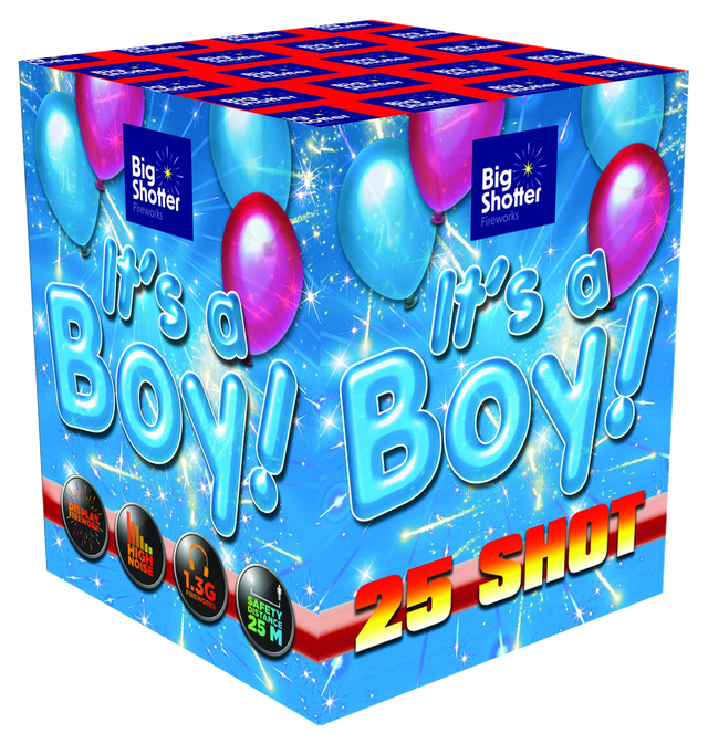 It's a Boy! – Big Shotter Fireworks