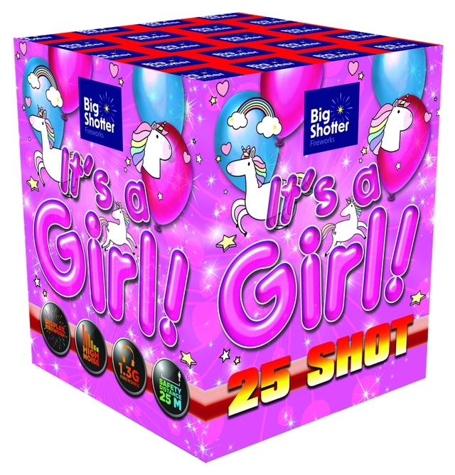 It's a Girl! – Big Shotter Fireworks